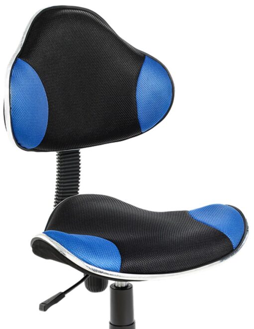 Cadeira de Escritório Secretária Anatômica Giratória Best C101 Azul - Imagem 3