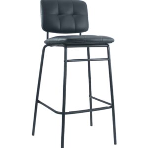 Banqueta Fixa Cozinha Americana Alta Duoffice DU22 - Preto