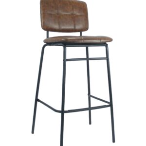 Banqueta Fixa Cozinha Americana Alta Duoffice DU22 - Marrom