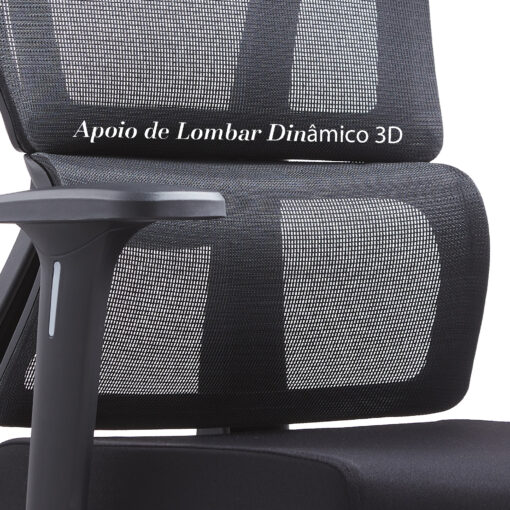 Cadeira de Escritório Presidente Lombar Dinâmico Duoffice Zouk DU332 - Imagem 5